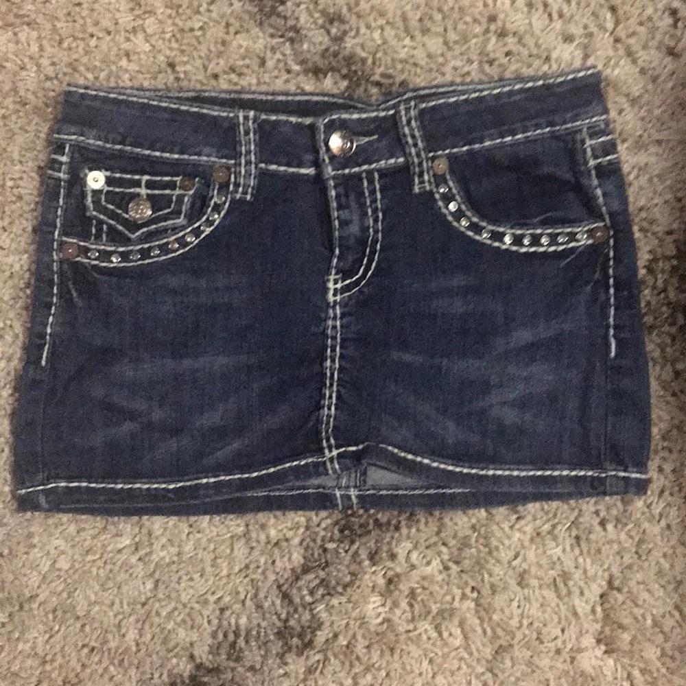 Blue jean skirt